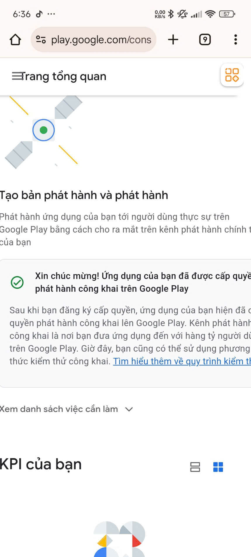 Thông báo được cấp quyền phát hành công khai